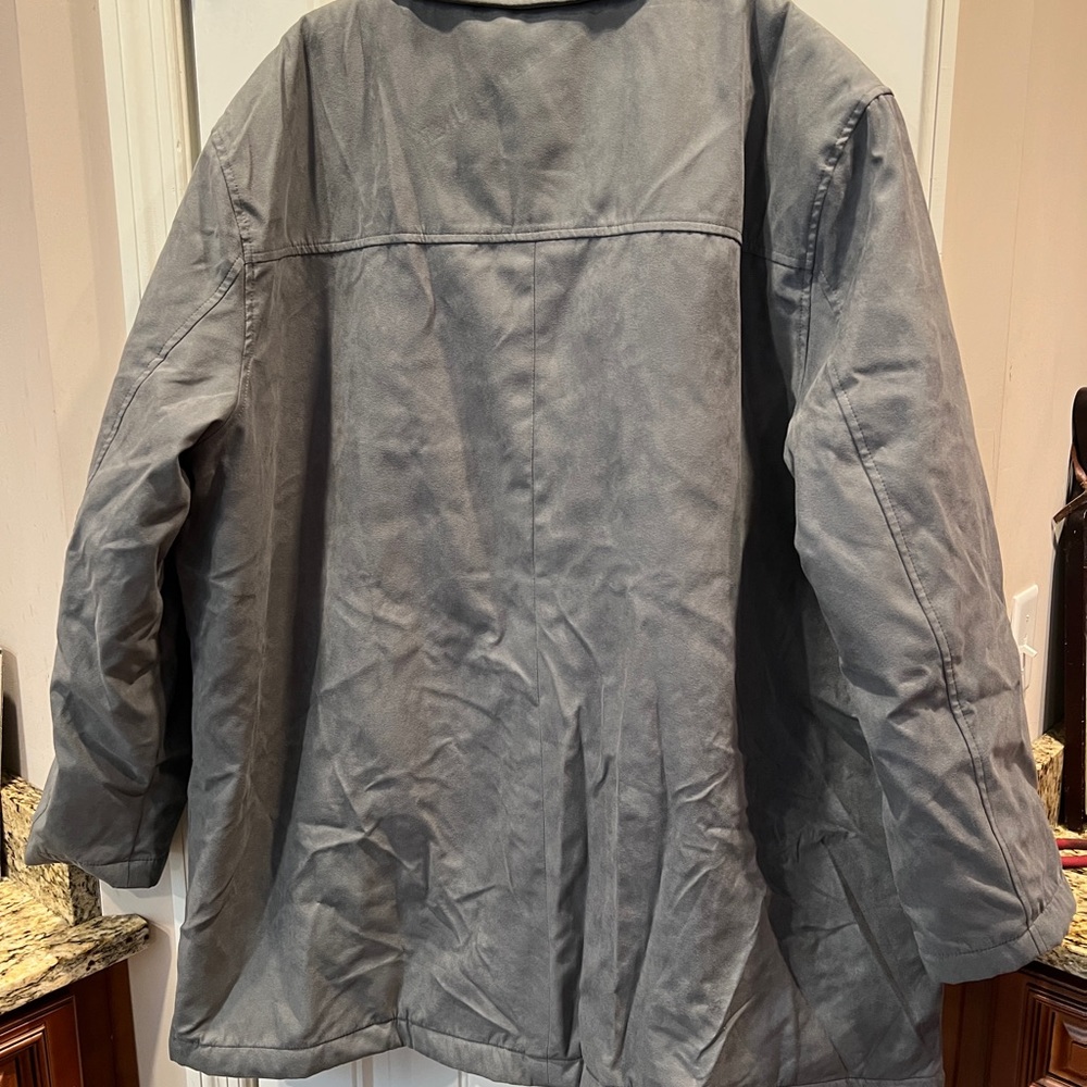 King Size KingSize Gray Grey Men’s Coat Sz 3XL - Picture 2 of 5